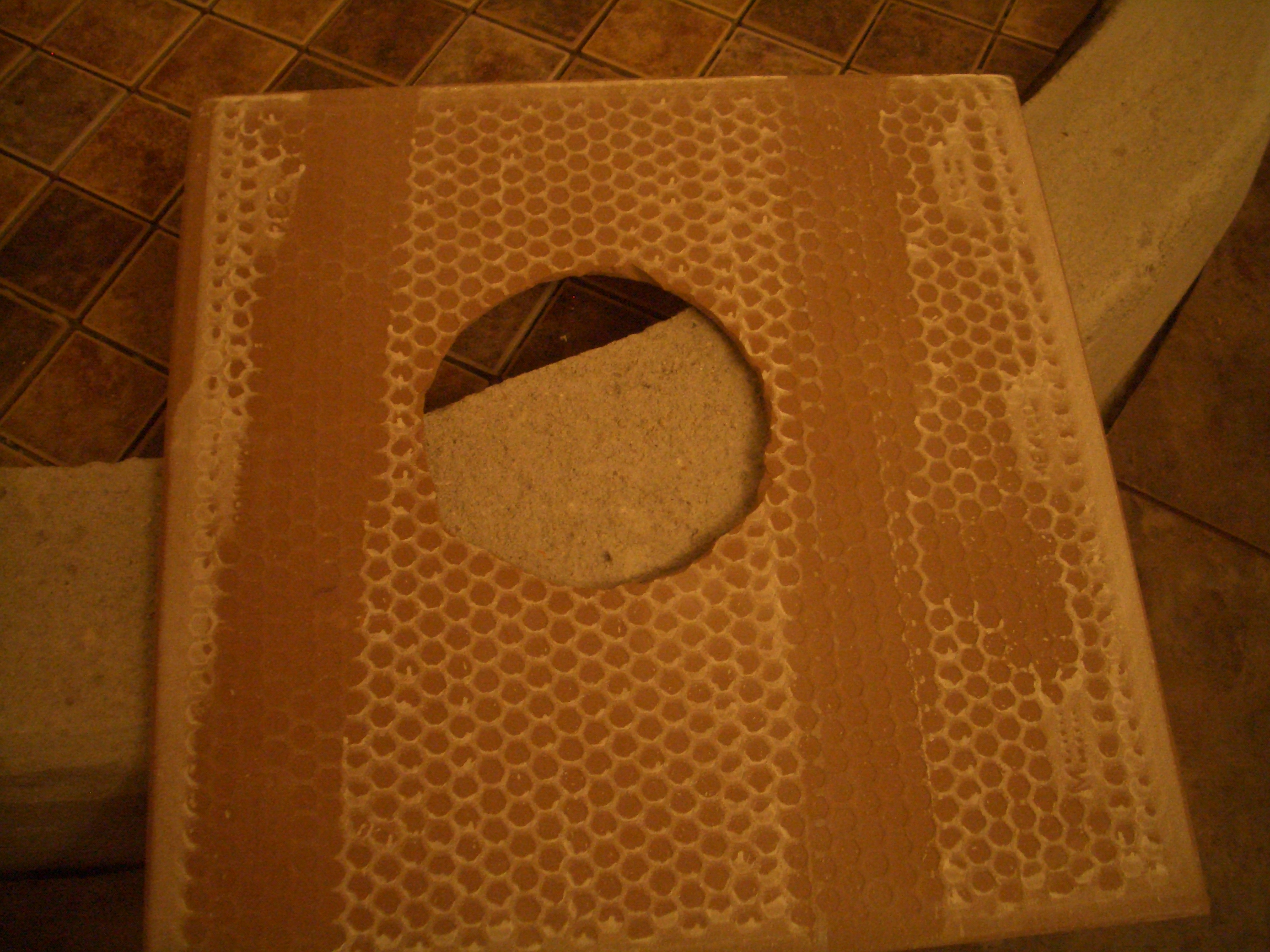 Waterproofing cutout holes for fixtures in shower wall tile