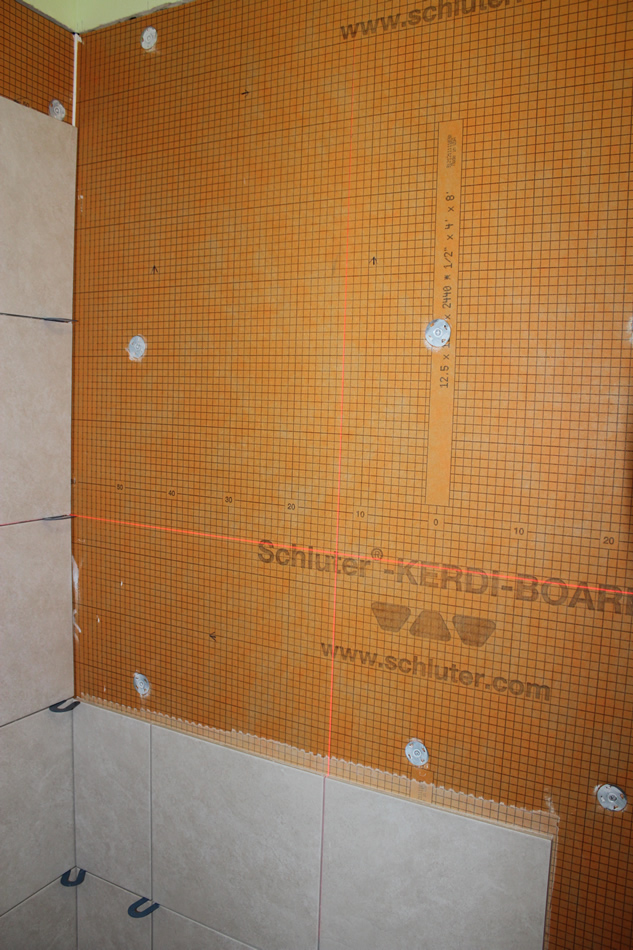 Installing a Kerdiboard niche